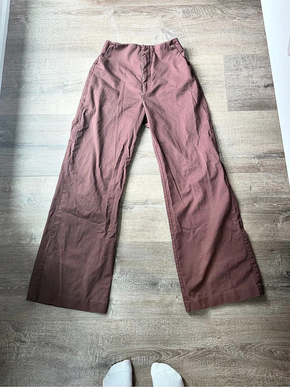 Abercrombie & Finch Wide Leg Pants in Brown Like New